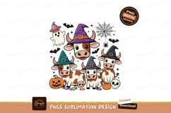 Halloween bow pumpkin ghost bats image Product Image 1