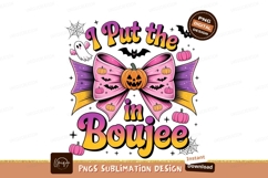 Halloween bow pumpkin ghost bats image Cute ghosts and pumpk Product Image 1