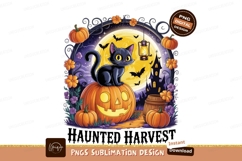 Halloween bow pumpkin ghost bats image Cute ghosts and pumpk Product Image 1