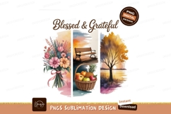 Floral fruit bench tree sunset image Product Image 1