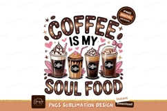 Coffee Drinks Hearts Stars pink Product Image 1