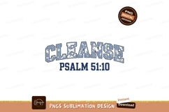 Cleanse Psalm Verse bible scripture Product Image 1