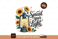 lantern, sunflowers, daisies, flowers, light, glow, yellow, Product Image 1