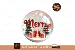 Festive Christmas Snow Globe Scene gifts trees Product Image 1