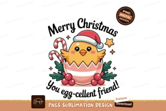 Festive bear with christmas tree and hot drink holiday Festi Product Image 1