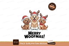 Festive bear with christmas tree and hot drink holiday Festi Product Image 1