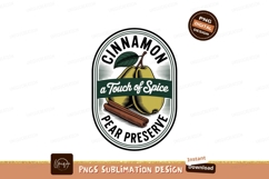 Pear Cinnamon Preserve Label spice fruit Product Image 1