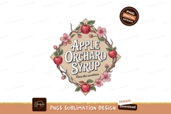 Apple Orchard Syrup floral design pink Product Image 1