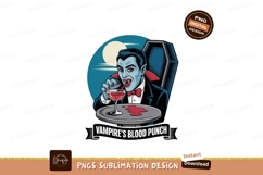 Vampire drinking blood punch from coffin image Product Image 1