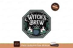 Witch Brew Potion Bottles Cauldron image Product Image 1