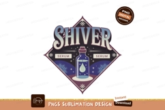 Shiver Serum Bottle Winter Landscape SUBLIMATION Product Image 1