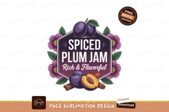 Spiced plum jam rich flavorful fruit cinnamon Product Image 1