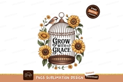 Bird cage sunflowers grow with grace image Product Image 1