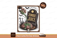 Hand pouring green liquid onto brain zombie juice Product Image 1