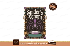 Purple spider dripping venom into bowl image Product Image 1