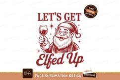 Snowman holding beer bottle with festive text winter Elf hol Product Image 1