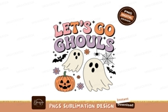 Halloween Ghouls Pumpkin Bats Flowers ghosts Product Image 1