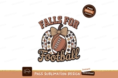 Pumpkin Football Bow Fall autumn Product Image 1