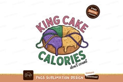 King Cake Calories Mardi Gras Beads image Product Image 1