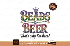 Beads Beer Crown Stars purple Product Image 1