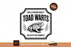 Toad Warts Vintage Emblem illustration Product Image 1
