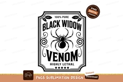 Skull poison label vintage danger Product Image 1