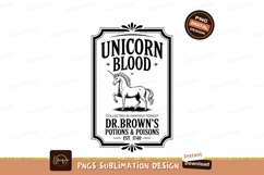 Unicorn potion shop sign horse mythical Product Image 1