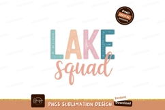 Lake Squad Text Graphic lettering Product Image 1