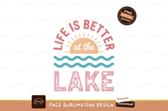 Life Better Lake Sun Water image Product Image 1