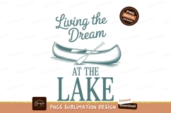 Canoe Paddle Lake Living Dream image Product Image 1