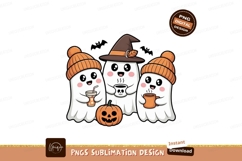 Festive Christmas Characters with Santa Hats image Product Image 1