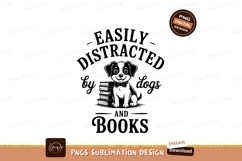 Dog reading book learning knowledge Product Image 1