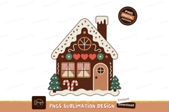 Potion Skull Candle love magic Gingerbread house with candy Product Image 1
