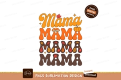 Mama autumn fall leaves mushroom pumpkin image Product Image 1
