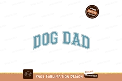 Three patterned bunny silhouettes easter rabbit Dog Dad Text Product Image 1