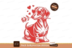 Red cowgirl hearts S U B L I M A T I O N P N G western Dachs Product Image 1