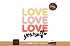 Repeating Love Word Art text typography Product Image 1