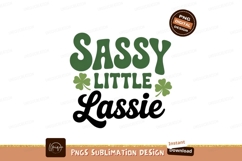 Sassy little shamrock clover green Product Image 1