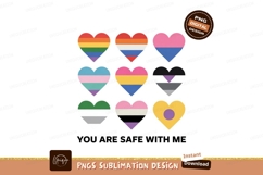 Pride hearts collection rainbow transgender Product Image 1