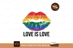 Rainbow lips kiss pride love Product Image 1