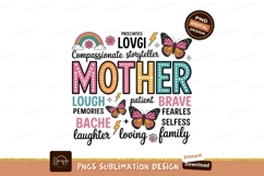Mother rainbow butterflies lightning pink Product Image 1