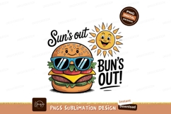 Heart shaped burger with love text food fast Black cat rainb Product Image 1