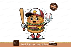 Heart shaped burger with love text food fast Black cat rainb Product Image 1