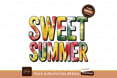 Sweet Summer Tropical Floral Letters image Product Image 1