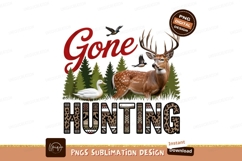 Deer duck birds forest hunting image Product Image 1