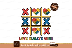 Tic Tac Toe Hearts Puzzle Game image Product Image 1