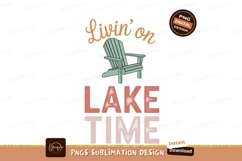 Adirondack chair livin on lake time image Product Image 1