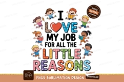Happy children love teaching reasons image Product Image 1