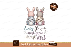 Cute bunnies with leopard print bottoms pastel Product Image 1