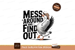 Goose wearing cowboy hat walking bird animal Product Image 1